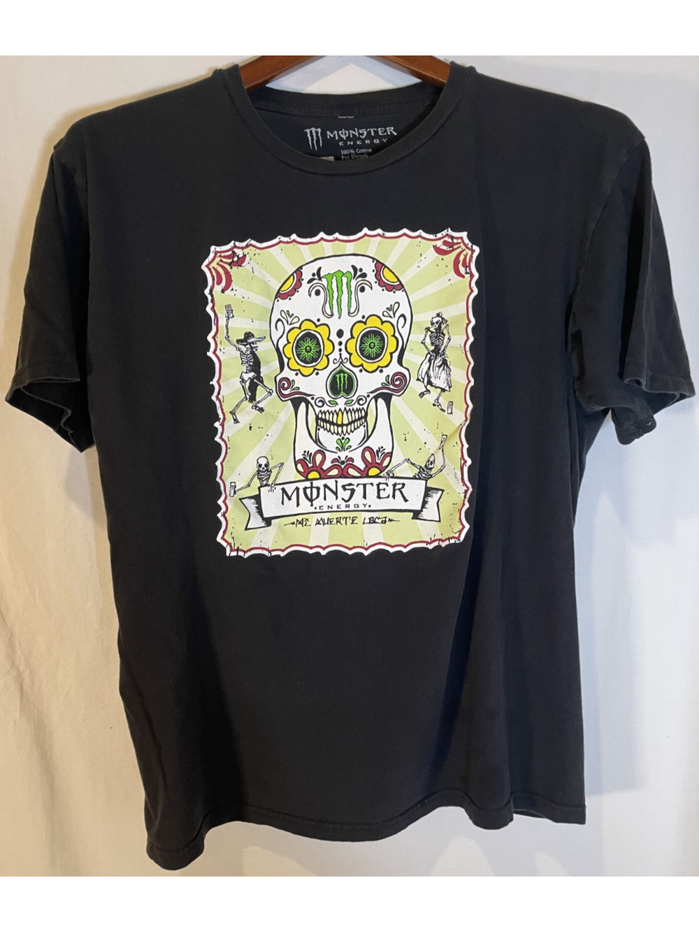 Monster Energy Mi Muerte Loca Energy Drink T-Shirt Black - L